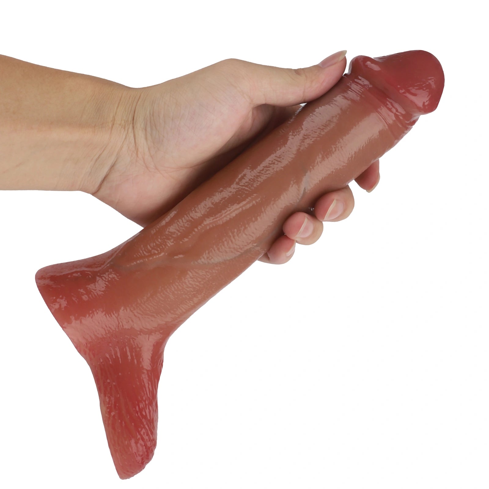Grant 8.8" × 1.8" Realistic Vibrating Penis Sleeve for Couples