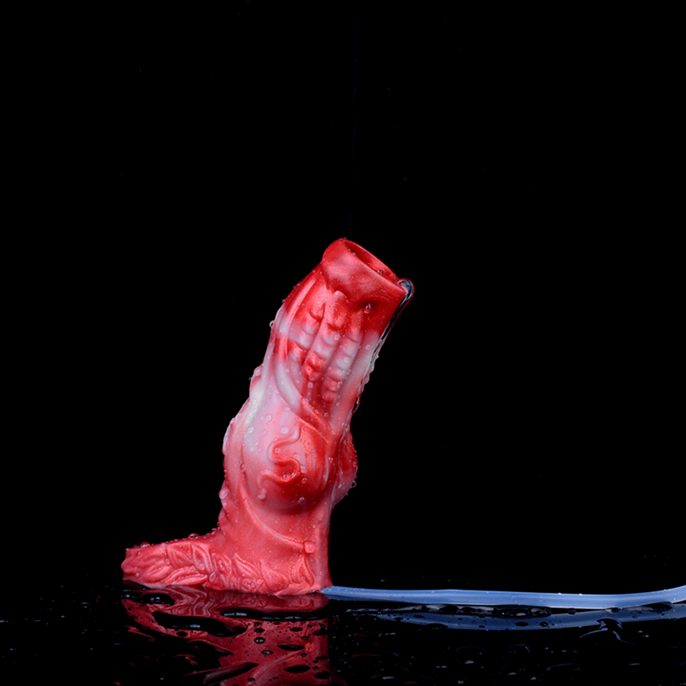 Ray 5.6" x 2.0" Water Spraying Penis Sleeve - Realistic Texture