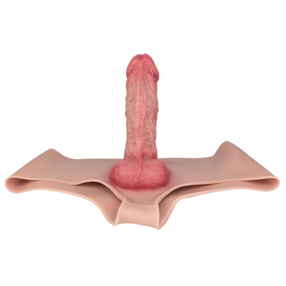 Rune 7.4" x 1.9" Wearable Lifelike Flesh-Tone Penis Sleeve