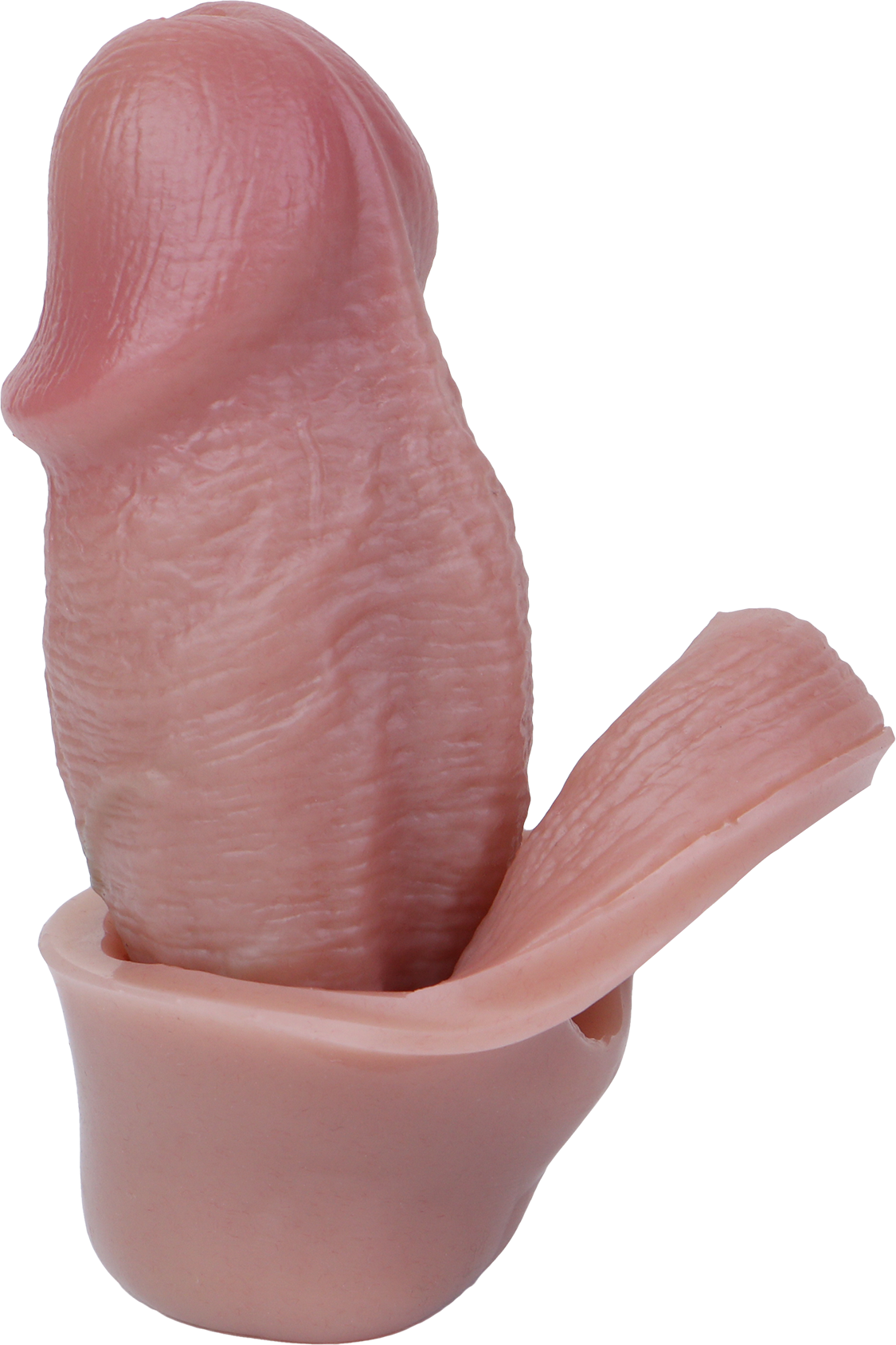 Seth 6.4" × 2.2" Realistic Penis Sleeve - Girth Enlarger, Reusable with Cock Ring