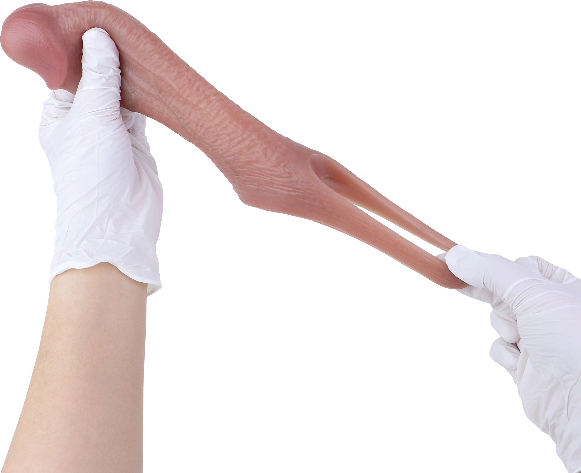 Seth 6.4" × 2.2" Realistic Penis Sleeve - Girth Enlarger, Reusable with Cock Ring