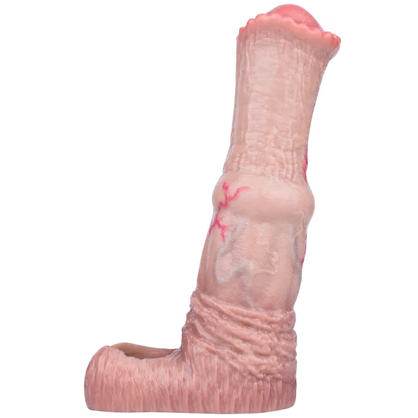 Western Realistic Stallion Fantasy Penis Sleeve - 2 Size Options for Penis Enhancement