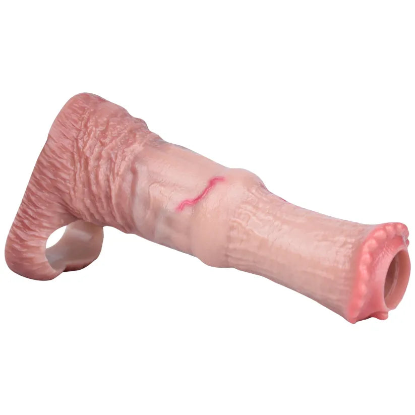Western Realistic Stallion Fantasy Penis Sleeve - 2 Size Options for Penis Enhancement