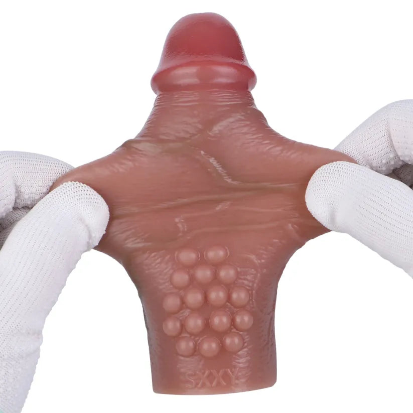 Zev 6.6“x1.7” Premium Comfort-Fit Penis Extender Sleeve | Ultra-Realistic Feel
