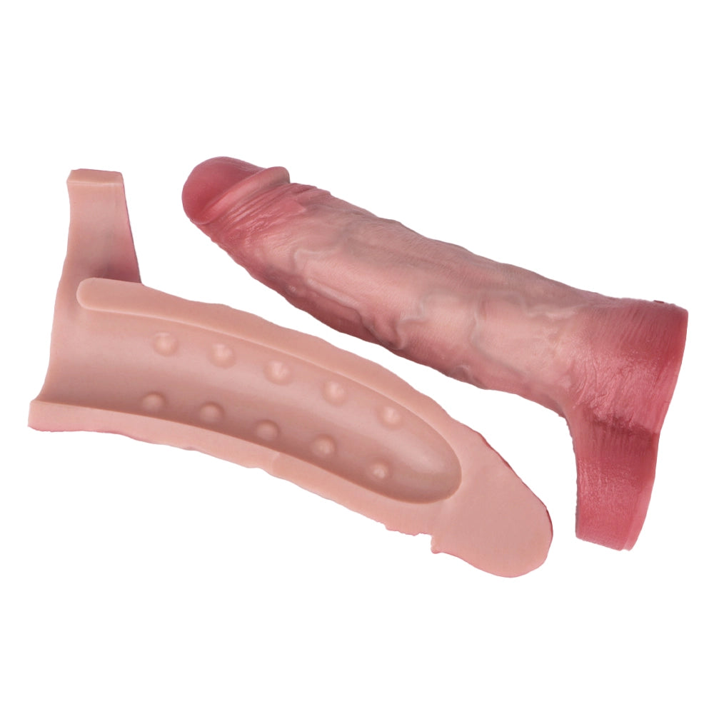 Craig 7.1" × 1.9" Soft Realistic Penis Sleeve Extender with Extra Soft, Lifelike Feel