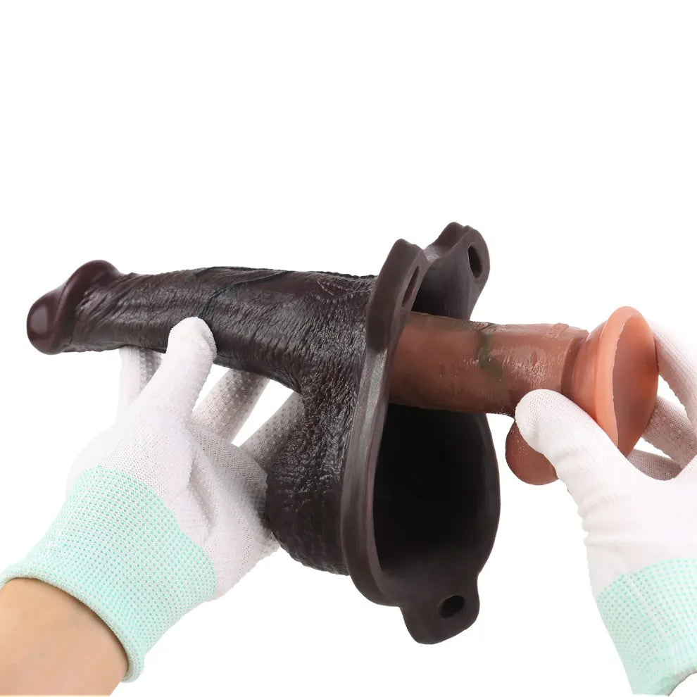 Eira 7.5" x 1.7" Wearable Lifelike Brown-Tone Penis Prosthetic Sleeve