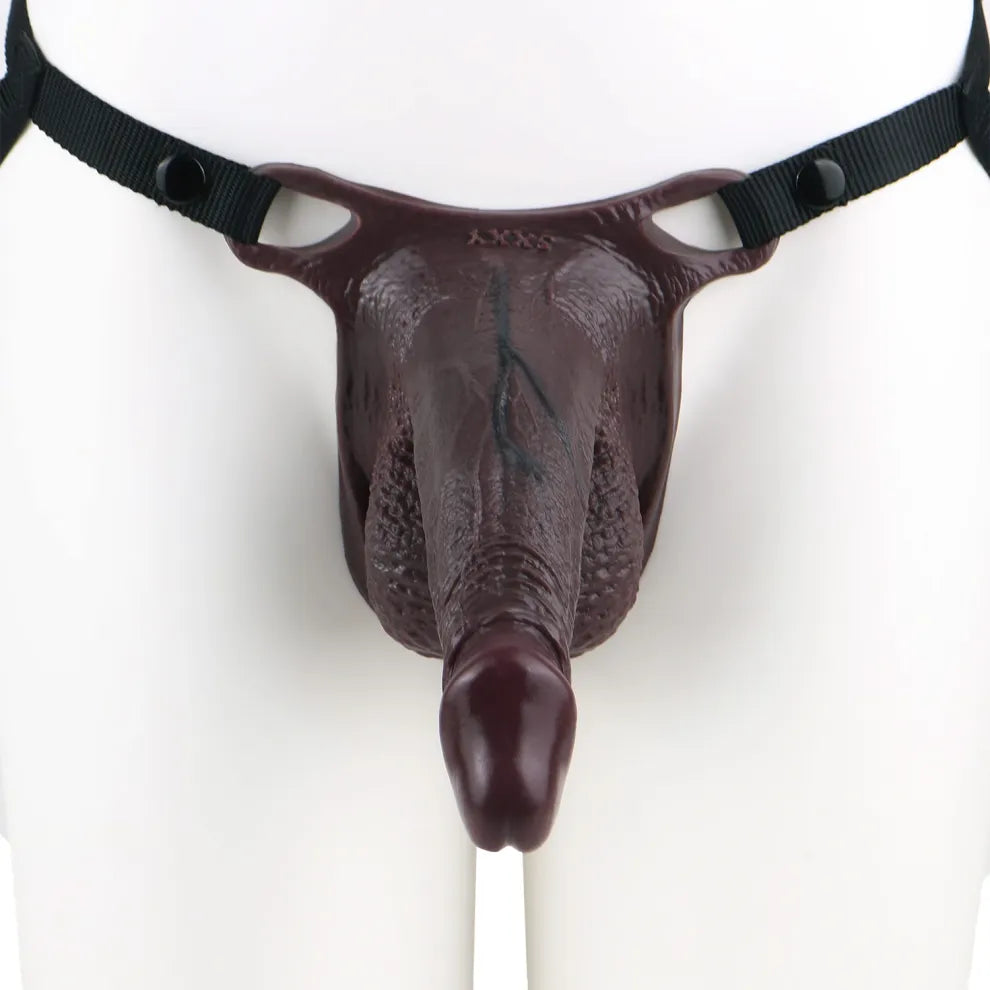 Eira 7.5" x 1.7" Wearable Lifelike Brown-Tone Penis Prosthetic Sleeve