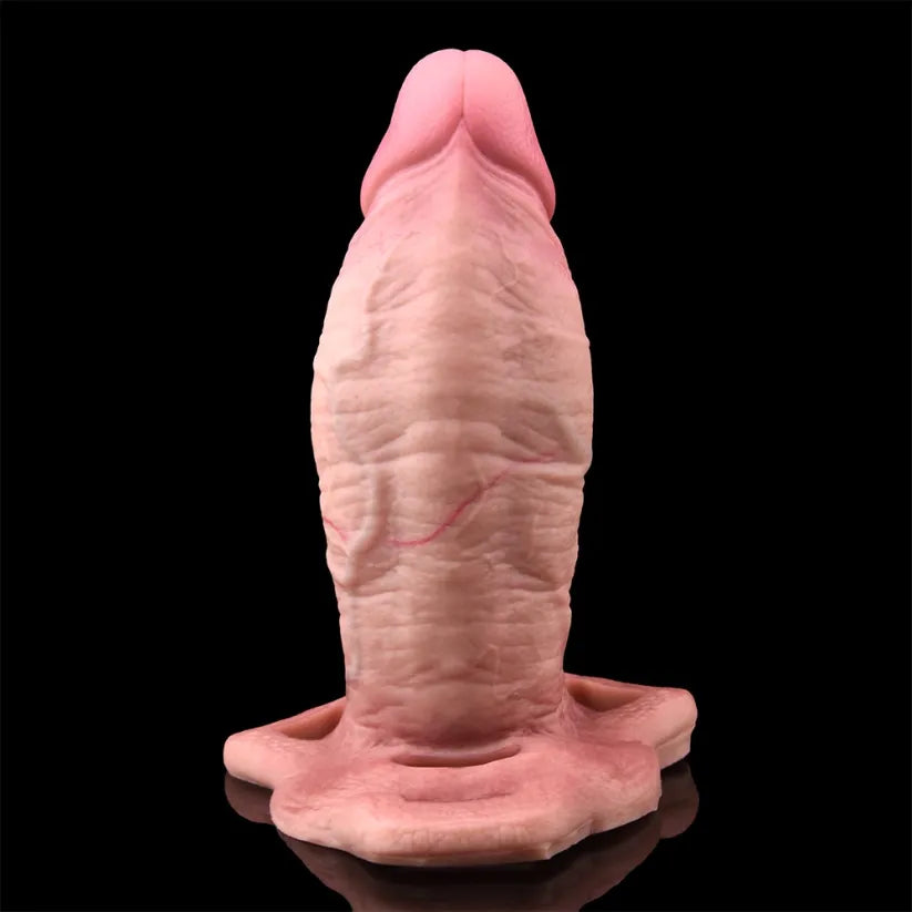 Finn Realistic Silicone Penis Sleeve - Light & Dark Skin Tones