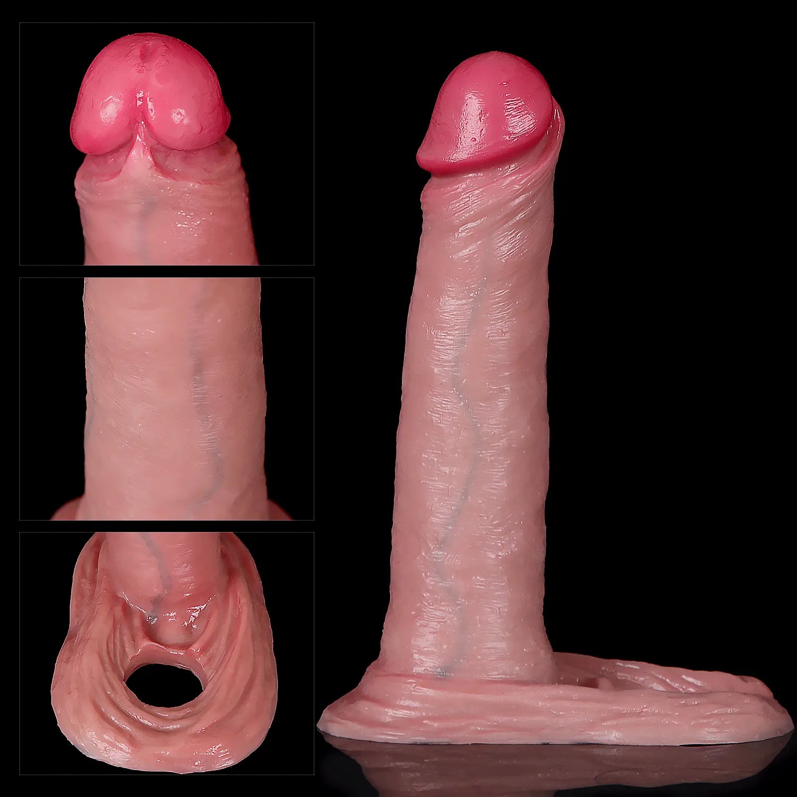 JAX 6.7" × 1.6" Premium Penis Extender Sleeve - Realistic Feel