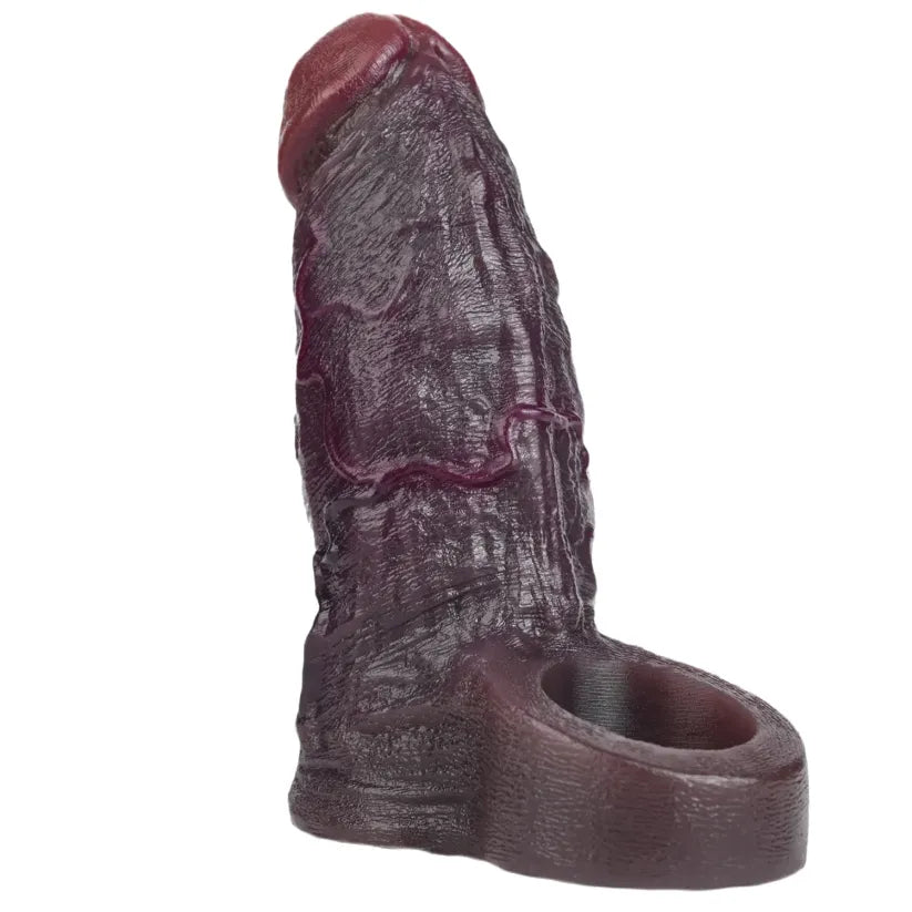 Jett Realistic Silicone Penis Extender Sleeve - Delay Enhancer for Enhanced Couple Intimacy