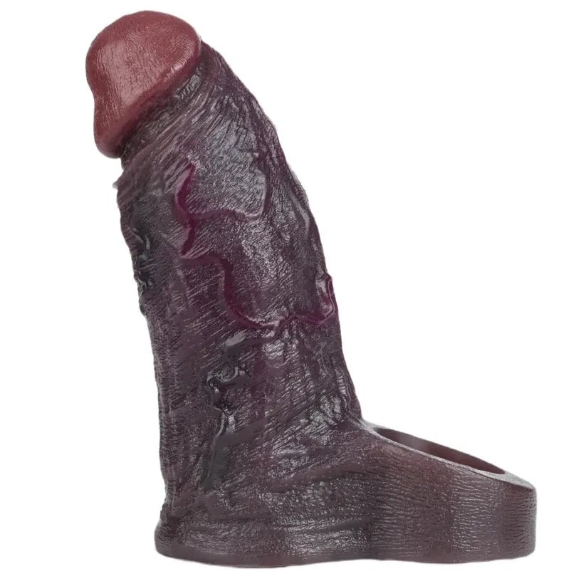 Jett Realistic Silicone Penis Extender Sleeve - Delay Enhancer for Enhanced Couple Intimacy
