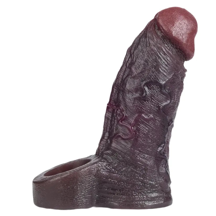 Jett Realistic Silicone Penis Extender Sleeve - Delay Enhancer for Enhanced Couple Intimacy