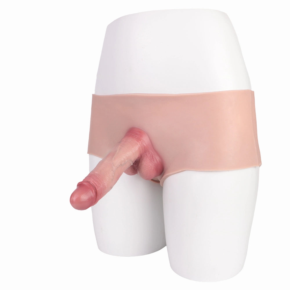 Joel 6.8" × 1.6" Flesh-Tone Wearable Realistic Penis Sleeve
