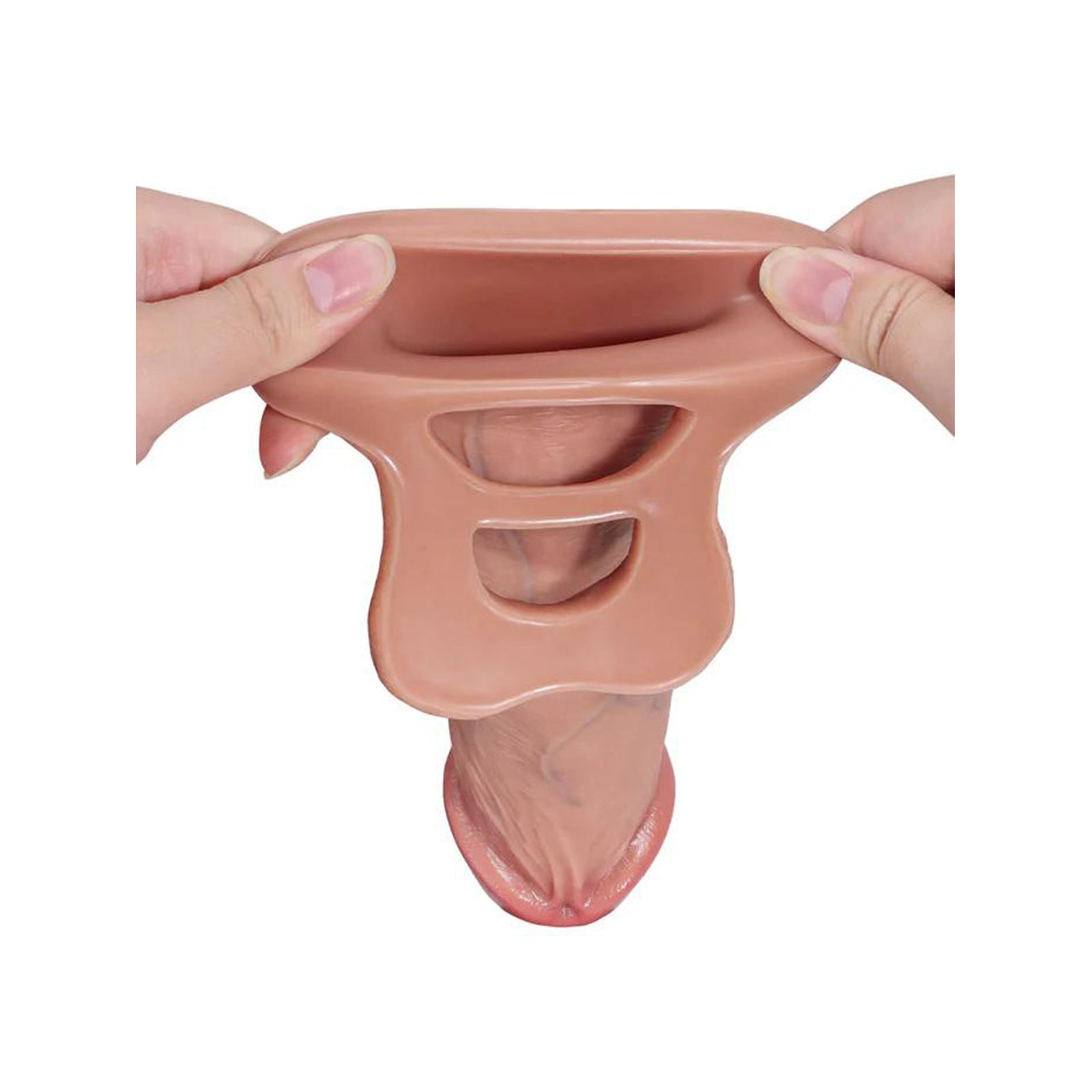 Kael 8.2" × 1.7" Medical-Grade Silicone Penis Extender Sleeve - Realistic Male Enhancement