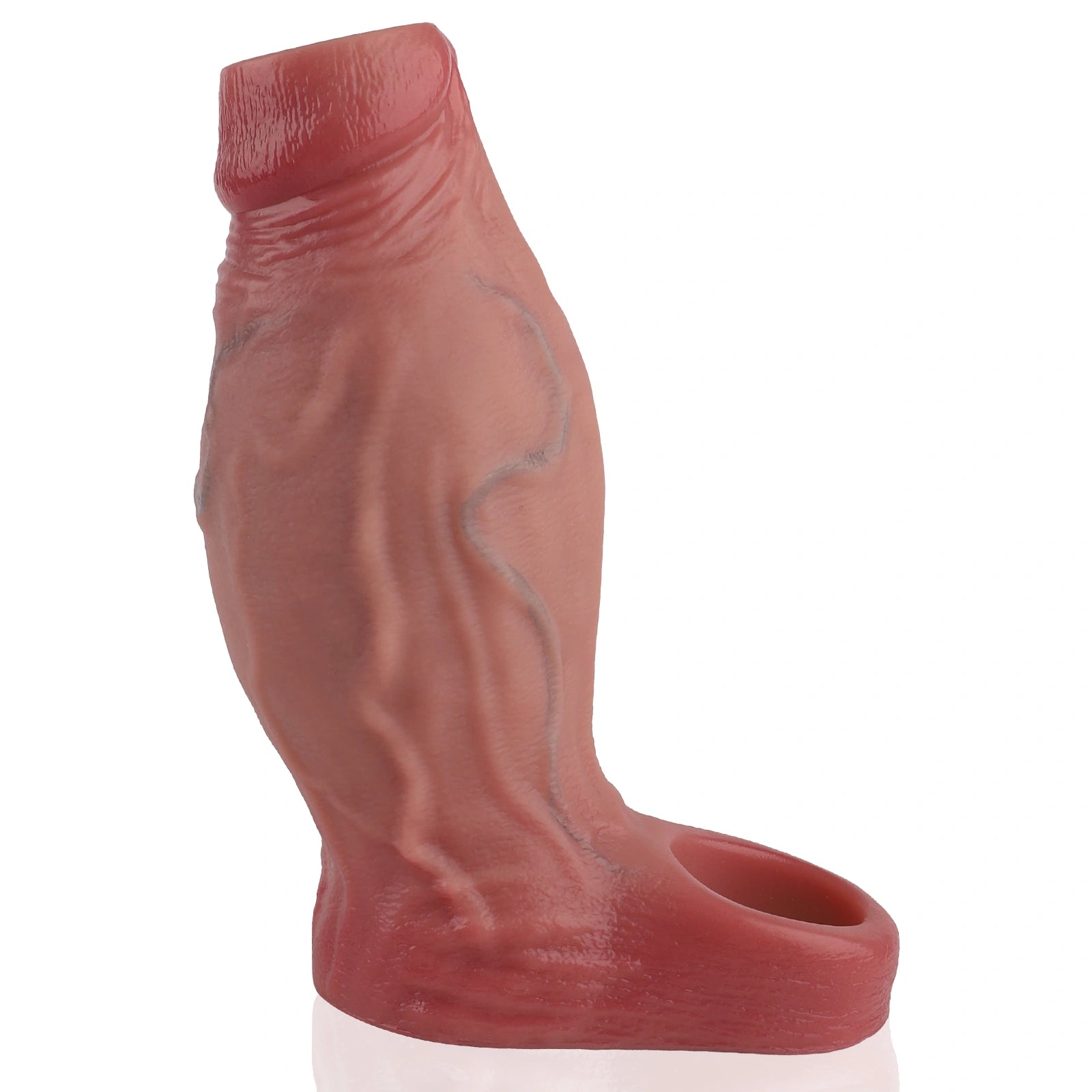 Kirk 5.8" x 2.5" Flesh Colored Realistic Penis Sleeve | Thick Cock Extender