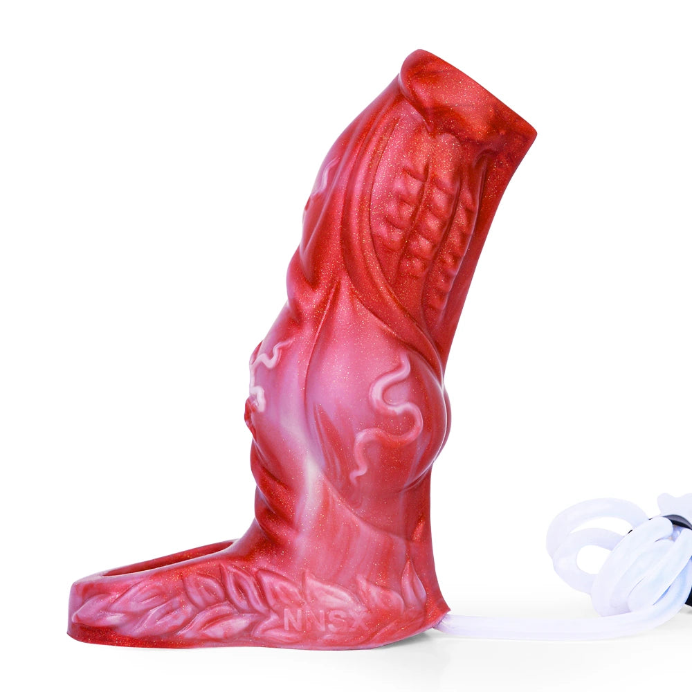 Aqualux 5.6" x 2.0" Water Spraying Penis Sleeve – Penis Girth Sleeve