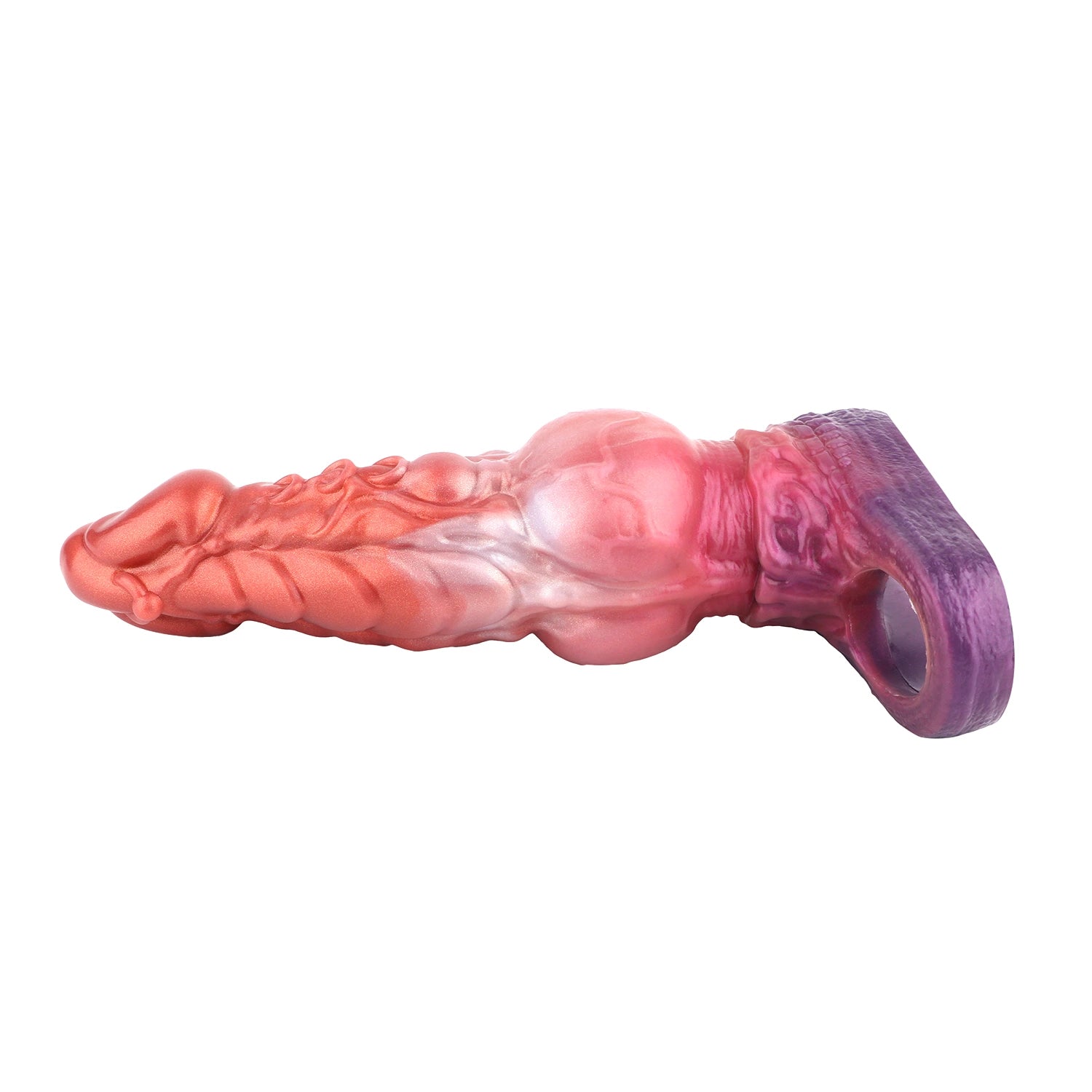 Paul 9.8" x 3.1" Purple Fantasy Penis Sleeve - Premium Textured Enhancer for Intense Sens