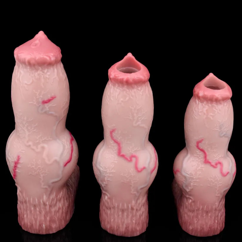 Realistic Pleasure Sleeve - 3 Size Options in Body-Safe Platinum Silicone for Enhancement & Stamina Support