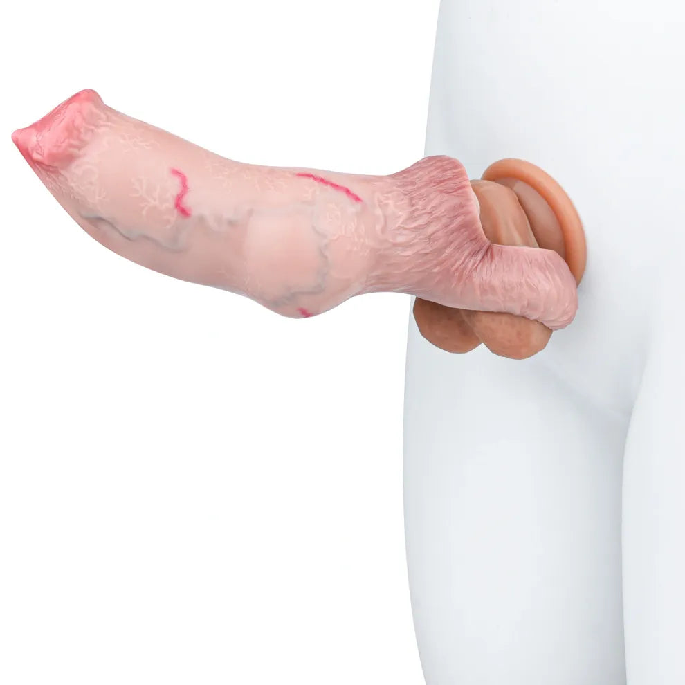 Realistic Pleasure Sleeve - 3 Size Options in Body-Safe Platinum Silicone for Enhancement & Stamina Support