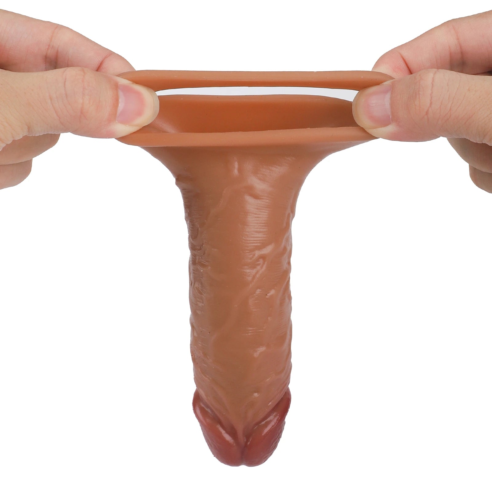Reid 6.3" × 1.65" Lifelike Silicone Penis Cover - Realistic Feel & Secure Fit Sleeve