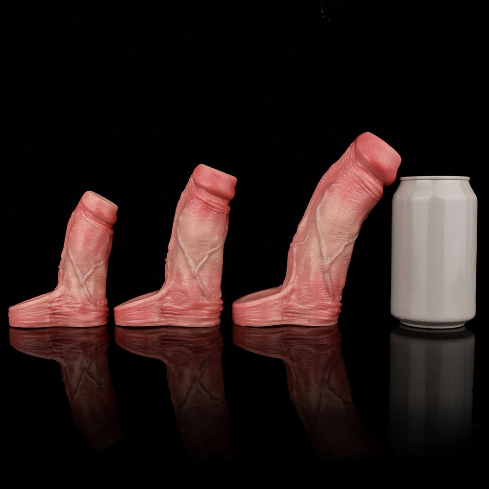 Rex 6.1” x 1.9” Body-Safe Silicone Realistic Penis Sleeve