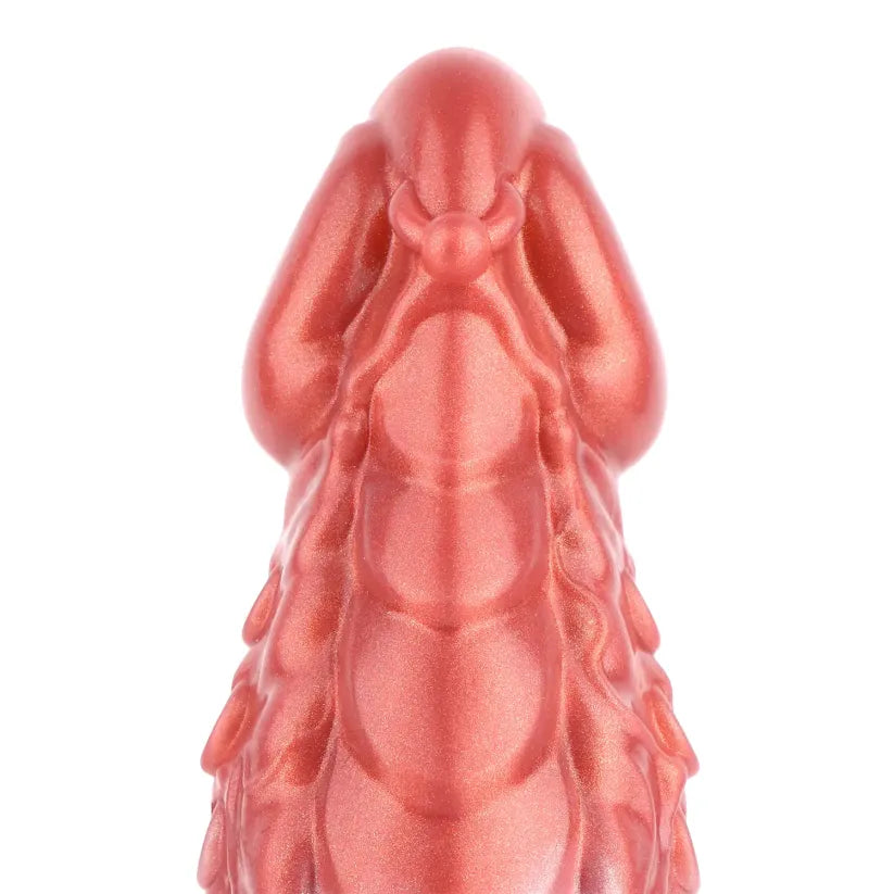 Rhys 9.8" x 3.1" Premium Silicone Penis Enlargement Sleeve - Dragon Fantasy Design