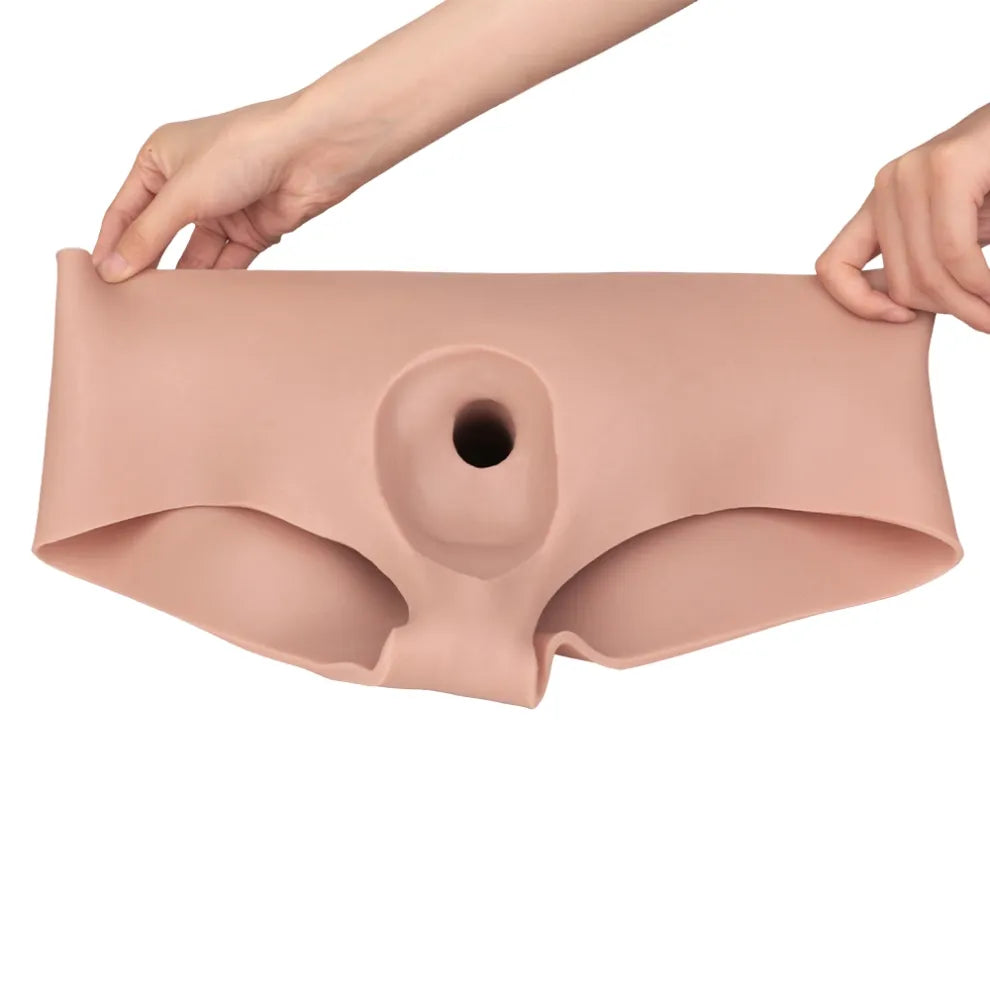 Rune 7.4" x 1.9" Wearable Lifelike Flesh-Tone Penis Sleeve