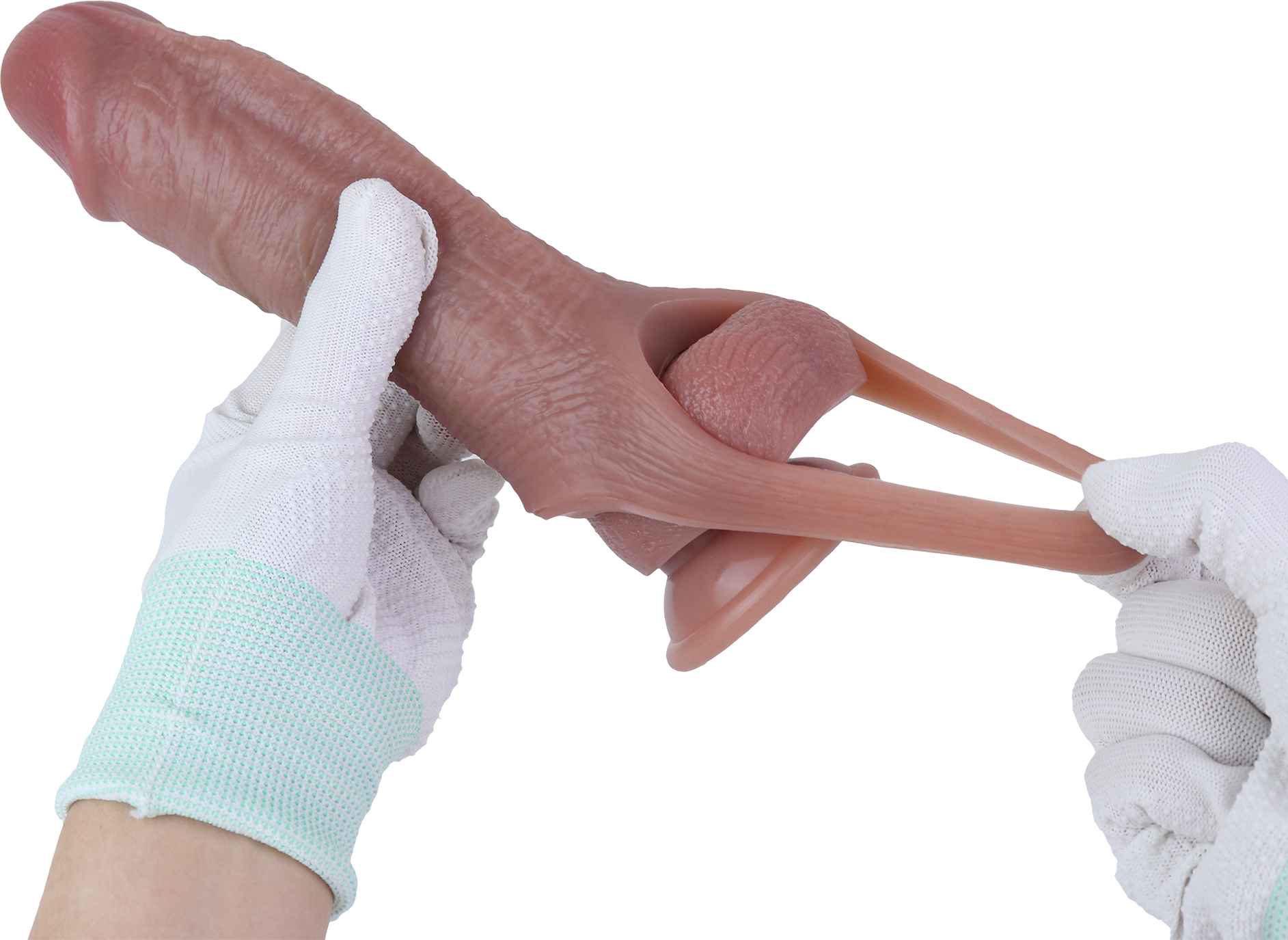 Seth 6.4" × 2.2" Realistic Penis Sleeve - Girth Enlarger, Reusable with Cock Ring