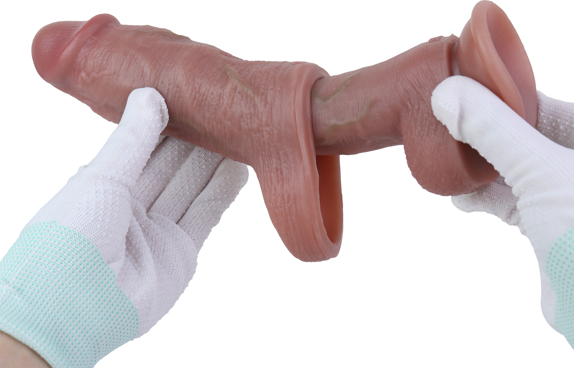 Seth 6.4" × 2.2" Realistic Penis Sleeve - Girth Enlarger, Reusable with Cock Ring