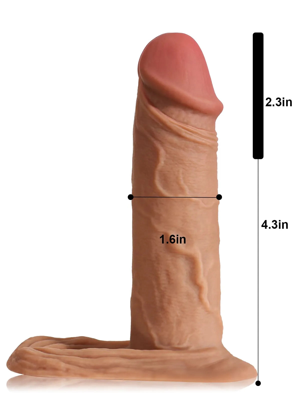 Shane 6.6" × 1.6" Realistic Silicone Penis Sleeve-Extra Thick Design for Enhanced Pleasure
