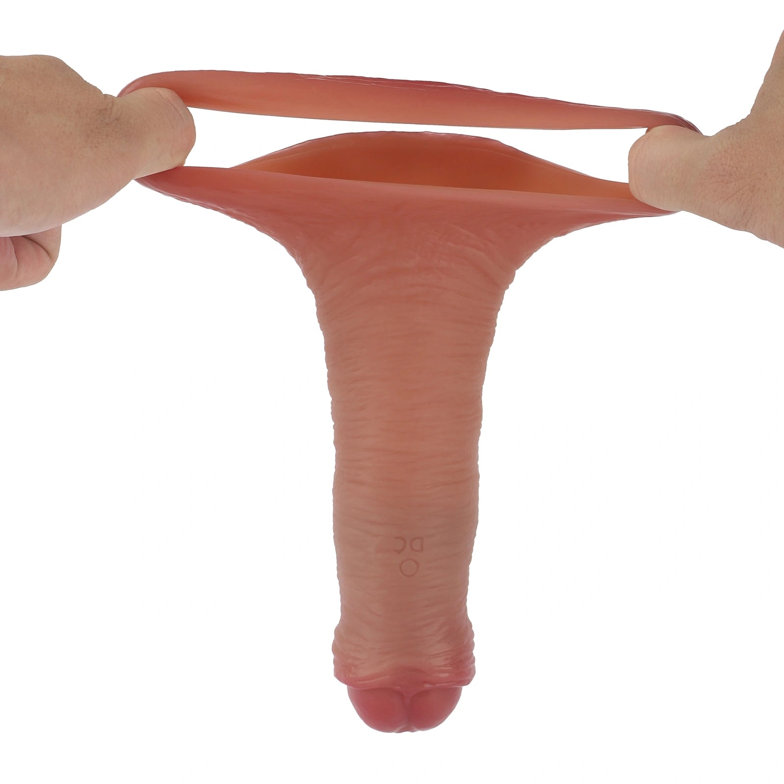 Todd 7.1" × 1.6" Vibrating Realistic Penis Sleeve Extender with Clitoral Stimulation
