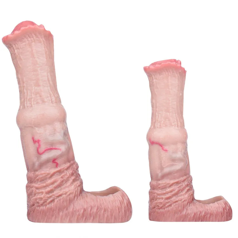 Western Realistic Stallion Fantasy Penis Sleeve - 2 Size Options for Penis Enhancement